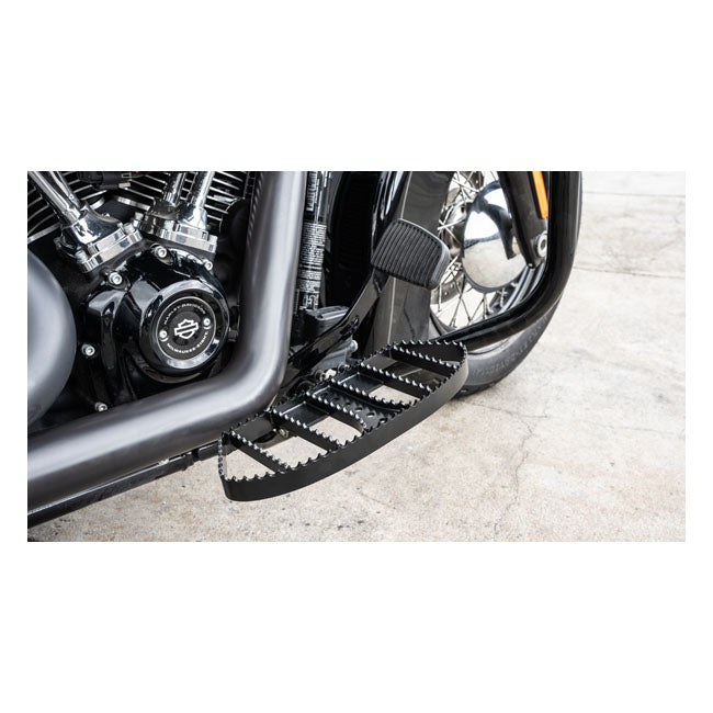 Burly Brand M8 Softail Floorboards Mx Style Black Floorboards Burly Brand