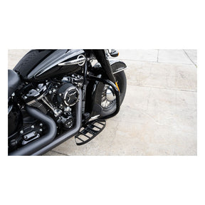 Burly Brand M8 Softail Floorboards Mx Style Black Floorboards Burly Brand