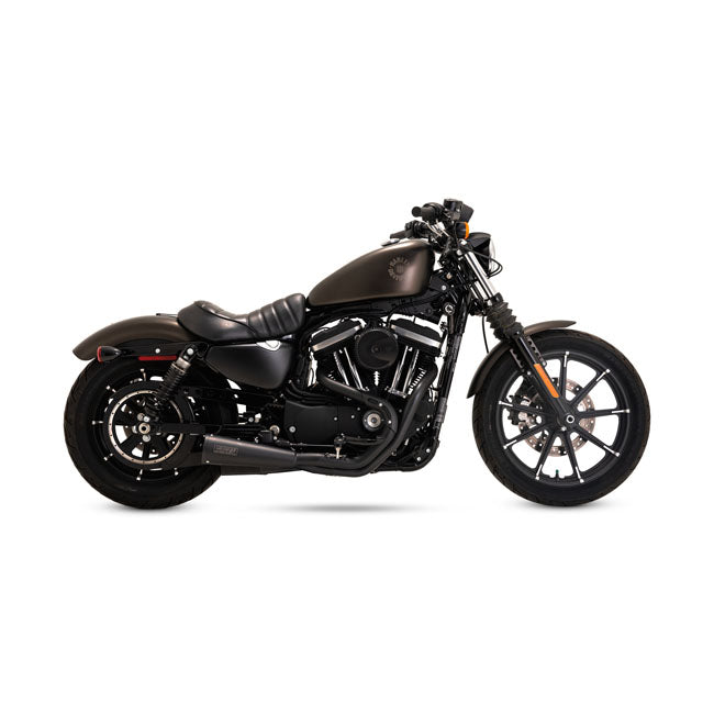 Vance & Hines Exhaust 2 1 Ss Blk 18+St Full Exhaust System Vance & Hines