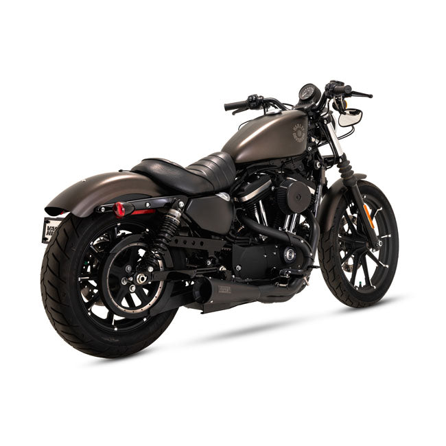 Vance & Hines Exhaust 2 1 Ss Blk 18+St Full Exhaust System Vance & Hines