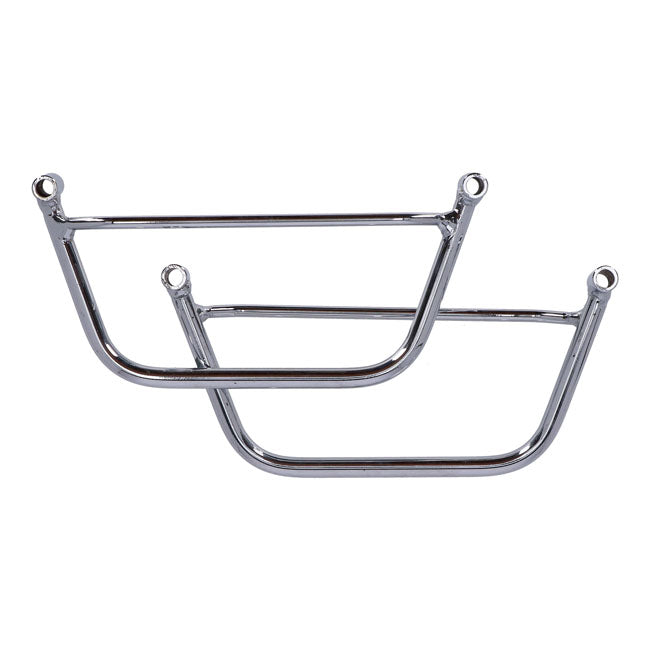 Long Ride, Saddlebag Holder. Chrome Saddlebags Mounts Longride