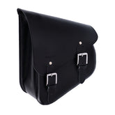 Longride, Swingarm Bag. Smooth, Black Leather Saddlebags Longride