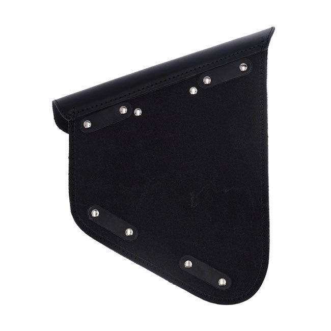 Longride, Swingarm Bag. Smooth, Black Leather Saddlebags Longride