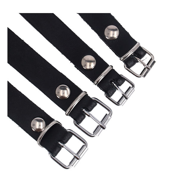 Longride, Swingarm Bag. Smooth, Black Leather Saddlebags Longride