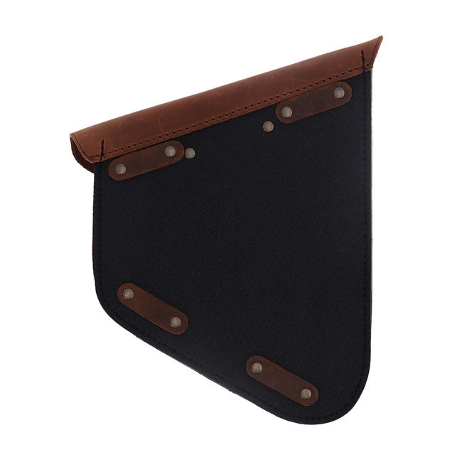 Longride, Swingarm Bag. Smooth, Brown Leather Saddlebags Longride