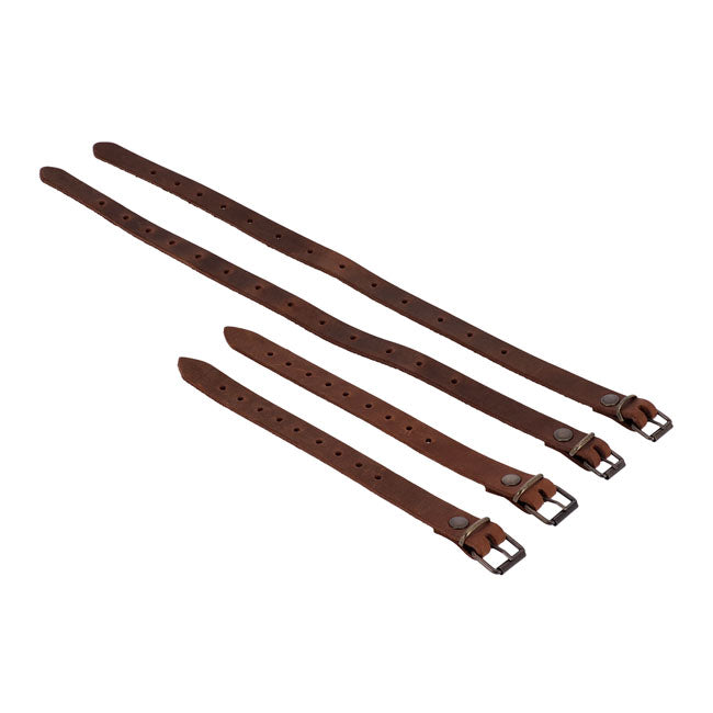 Longride, Swingarm Bag. Smooth, Brown Leather Saddlebags Longride