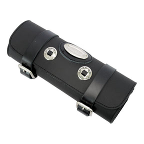 Longride, Genuine Leather Tool Roll 2.8 L. Smooth Black Toolrolls Longride