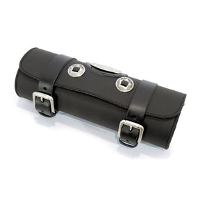 Longride, Genuine Leather Tool Roll 2.8 L. Smooth Black Toolrolls Longride