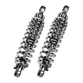 *2 WEEKS EXTRA TRANSIT TIME* Bitubo, WME dual shock absorber set. Chrome. 341mm Shock Absorbers Bitubo