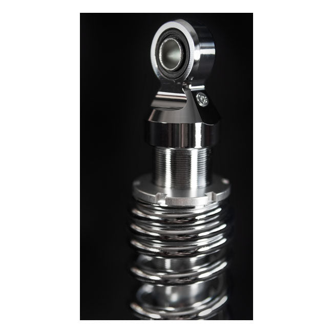 *2 WEEKS EXTRA TRANSIT TIME* Bitubo, WME dual shock absorber set. Chrome. 341mm Shock Absorbers Bitubo