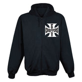 WCC OG Classic zip hoodie black Hoodies West Coast Choppers