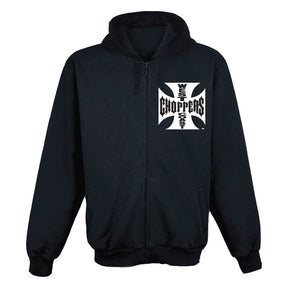 WCC OG Classic zip hoodie black Hoodies West Coast Choppers