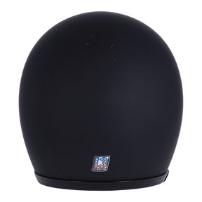 13 1/2 Skull Bucket Helmet, Matt Black Open Face Helmet 13 And A Half Company