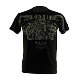 WCC LOUD PIPES VINTAGE T-SHIRT BLACK T-SHIRTS West Coast Choppers