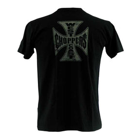 WCC LOUD PIPES VINTAGE T-SHIRT BLACK T-SHIRTS West Coast Choppers