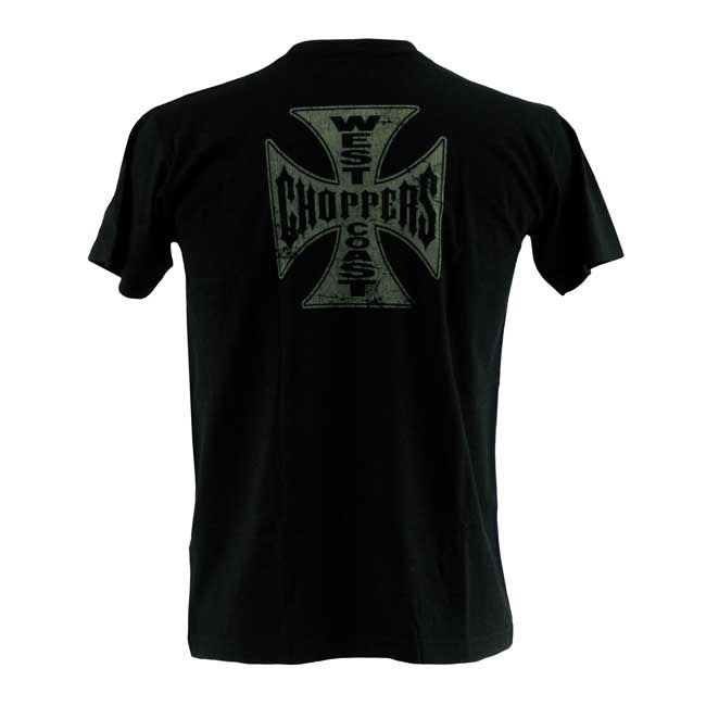 WCC LOUD PIPES VINTAGE T-SHIRT BLACK T-SHIRTS West Coast Choppers