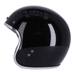 13 1/2 Skull Bucket Helmet, Black Open Face Helmet 13 And A Half Company