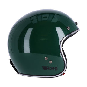 Roeg Jett Helmet Racing Green Helmets Roeg
