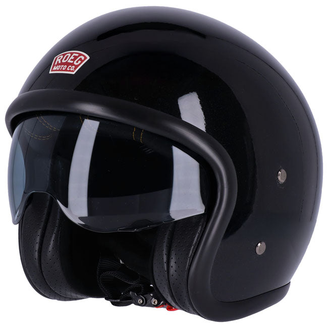 Roeg Sundown Gloss Black Helmets Roeg