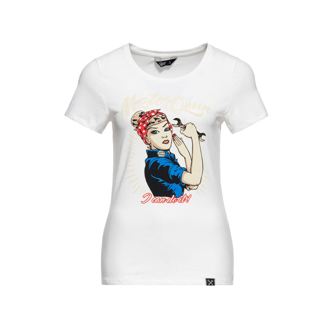 Queen Kerosin Motor Queen I Can Do It T Shirt Off White T-Shirt King Kerosin