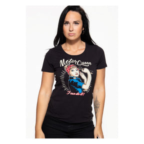 Queen Kerosin Motor Queen I Can Do It T Shirt Black King Kerosin