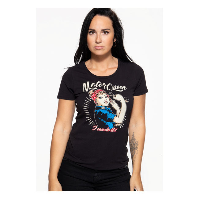 Queen Kerosin Motor Queen I Can Do It T Shirt Black King Kerosin