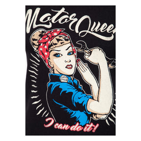 Queen Kerosin Motor Queen I Can Do It T Shirt Black King Kerosin
