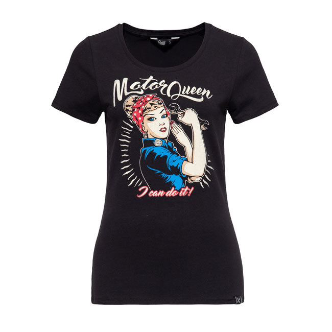 Queen Kerosin Motor Queen I Can Do It T Shirt Black King Kerosin