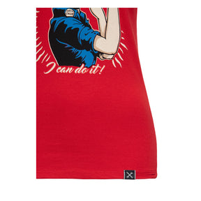 Queen Kerosin Motor Queen I Can Do It T Shirt Red T-Shirt King Kerosin