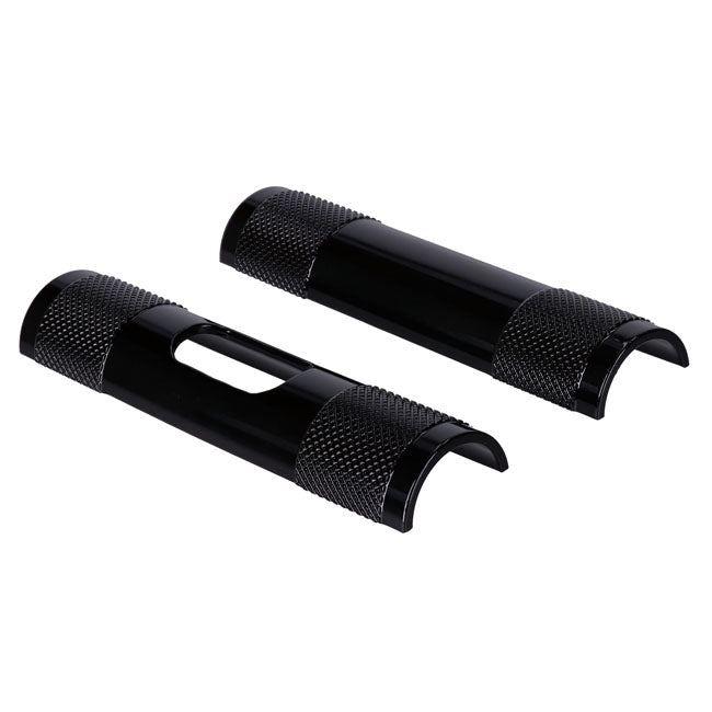 Mcs, 1 1/4" To 1" Riser Reducer Sleeve Set. Black Handlebar Misc Mcs