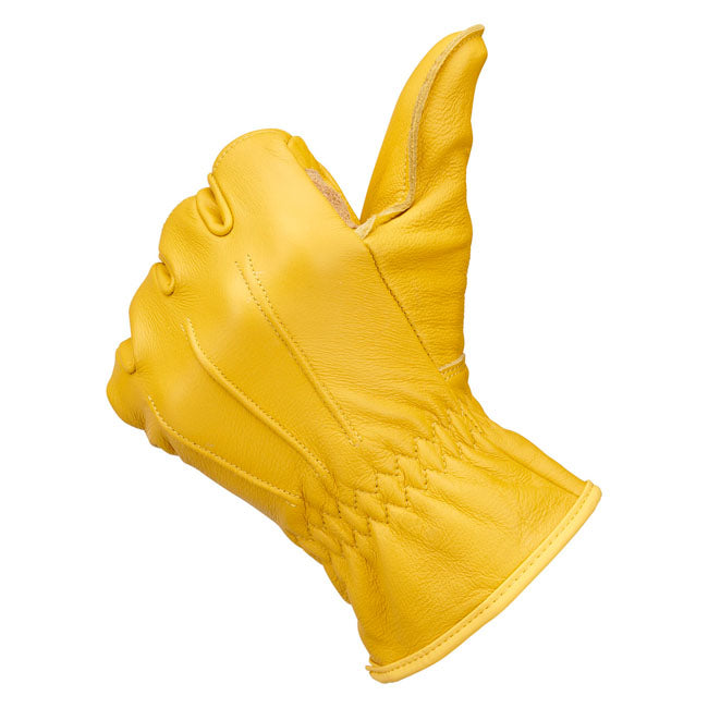 Biltwell Work Gloves 2.0, Gold Gloves Biltwell