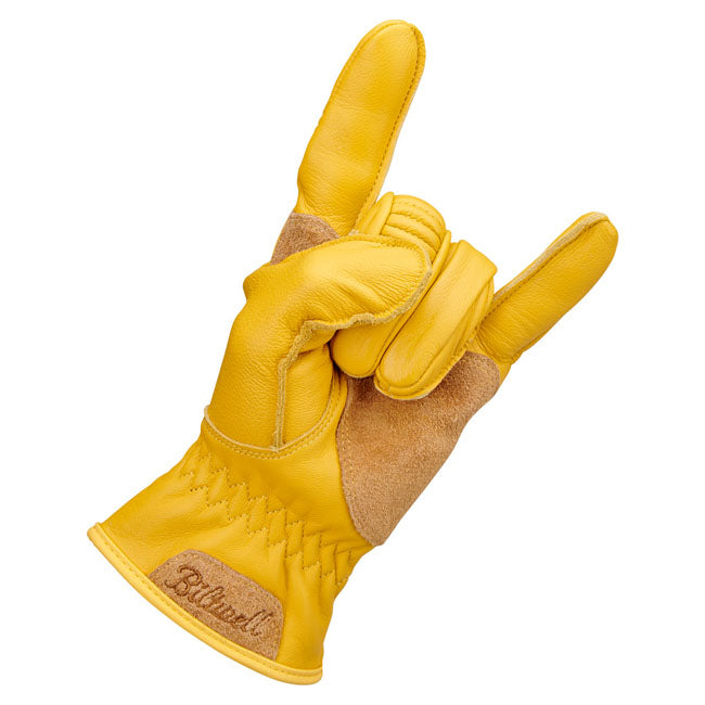 Biltwell Work Gloves 2.0, Gold Gloves Biltwell