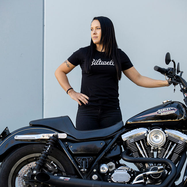 Biltwell Script female t-shirt T-Shirt Biltwell