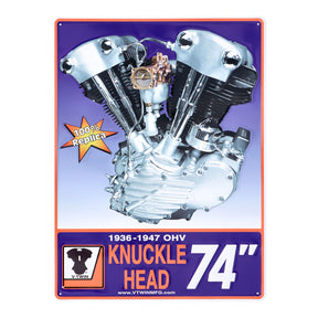 V Twin Mfg, Motor Plaque V Twin Engine Models V Twin Mfg
