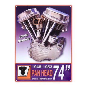 V Twin Mfg, Motor Plaque V Twin Engine Models V Twin Mfg
