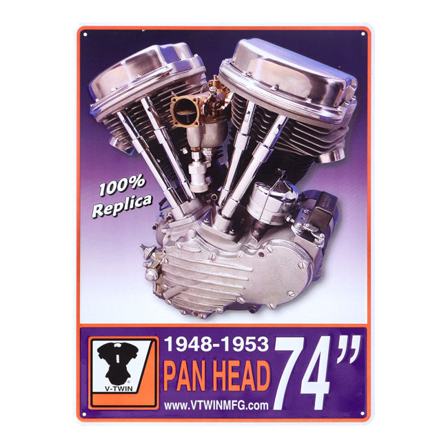 V Twin Mfg, Motor Plaque V Twin Engine Models V Twin Mfg