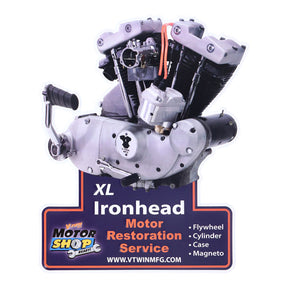 V Twin Mfg, Motor Plaque V Twin Engine Models V Twin Mfg