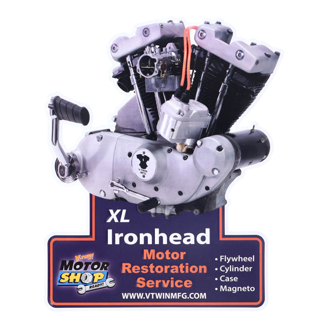 V Twin Mfg, Motor Plaque V Twin Engine Models V Twin Mfg