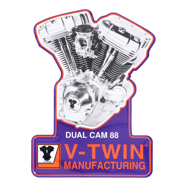 V Twin Mfg, Motor Plaque V Twin Engine Models V Twin Mfg