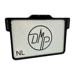 Dmp, 3 1 License Plate Frame 3.0 Nl Be. Gloss Black License Plate Frames Danish Motorcycle Parts
