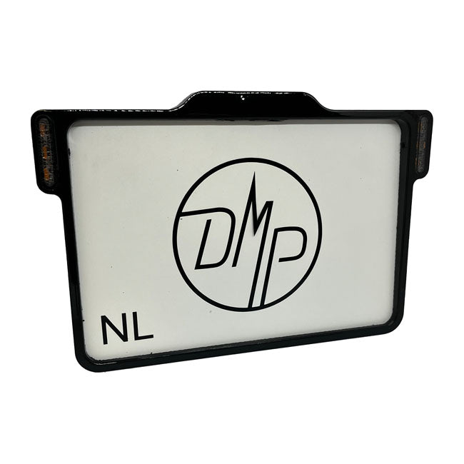 Dmp, 3 1 License Plate Frame 3.0 Nl Be. Gloss Black License Plate Frames Danish Motorcycle Parts