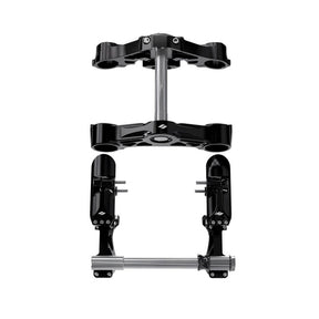 KR8 Component Kit Inverted Front End Kraus Motor Co. Black Anodized 14+ Harley Touring Models (30mm Stem)