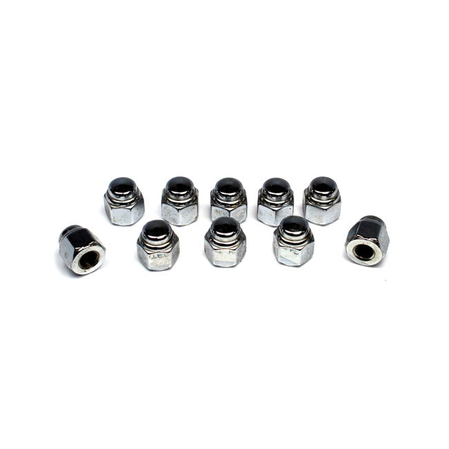 Colony, cap nuts 1/4-24 chrome plated Nuts Usa Sizes Colony