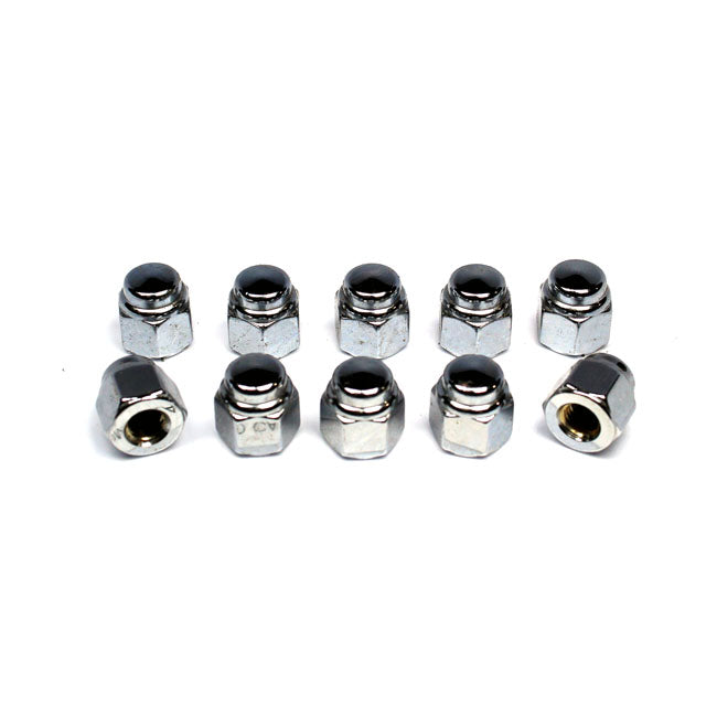Colony, cap nuts 1/4-28 chrome plated Nuts Usa Sizes Colony