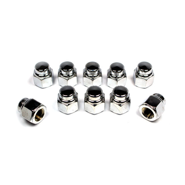 Colony, cap nuts M12 (1.25) chrome plated Nuts Metric Colony