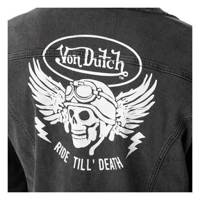 Von Dutch Denim jacket black Jackets Von Dutch
