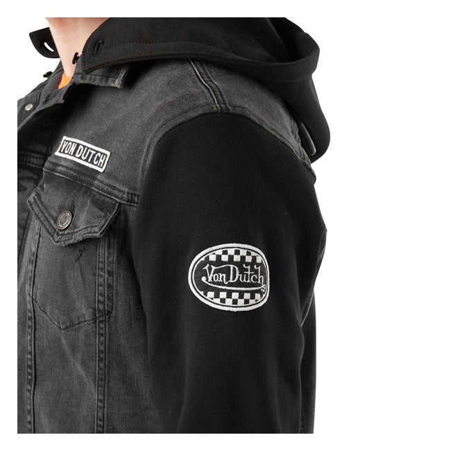 Von Dutch Denim jacket black Jackets Von Dutch