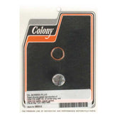 Colony, OEM slotted style plug oil screen crankcase. Chrome Lower End Misc Colony