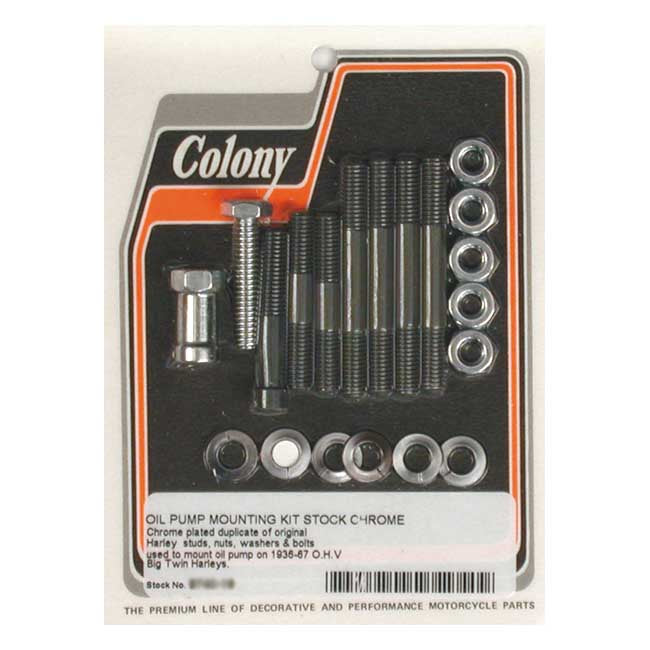 Colony Kit Mntng Pump 36 67 Chr Oil Pumps Mount Kits Colony