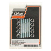 Colony, oil pump mount kit OEM style. Chrome Oil Pumps Mount Kits Colony